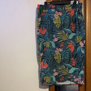 New RipSkirt Hawaii Tropical Wrap Skirt – Size Large Vintage Bali Jungle Print